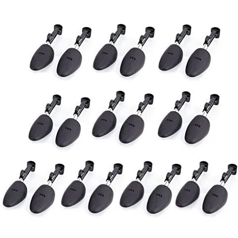10 Pairs Practical Plastic Adjustable Length Men Tree Shoe Stretcher