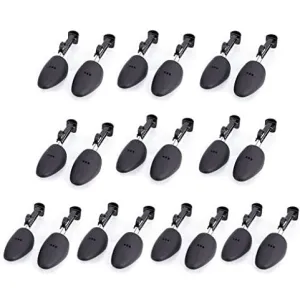 10 Pairs Practical Plastic Adjustable Length Men Tree Shoe Stretcher