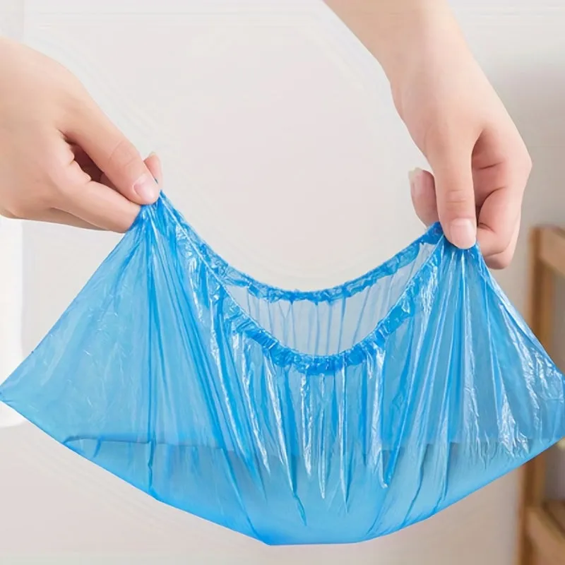 100pcs Disposable Shoe Covers: Cleaning & Hygiene Supplies - TJRU0QR