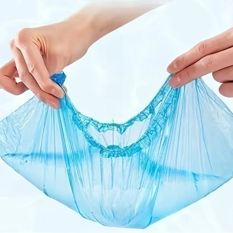100pcs Disposable Shoe Covers: Cleaning & Hygiene Supplies - TJRU0QR