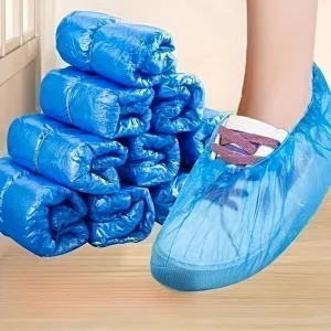 100pcs Disposable Shoe Covers: Cleaning & Hygiene Supplies - TJRU0QR