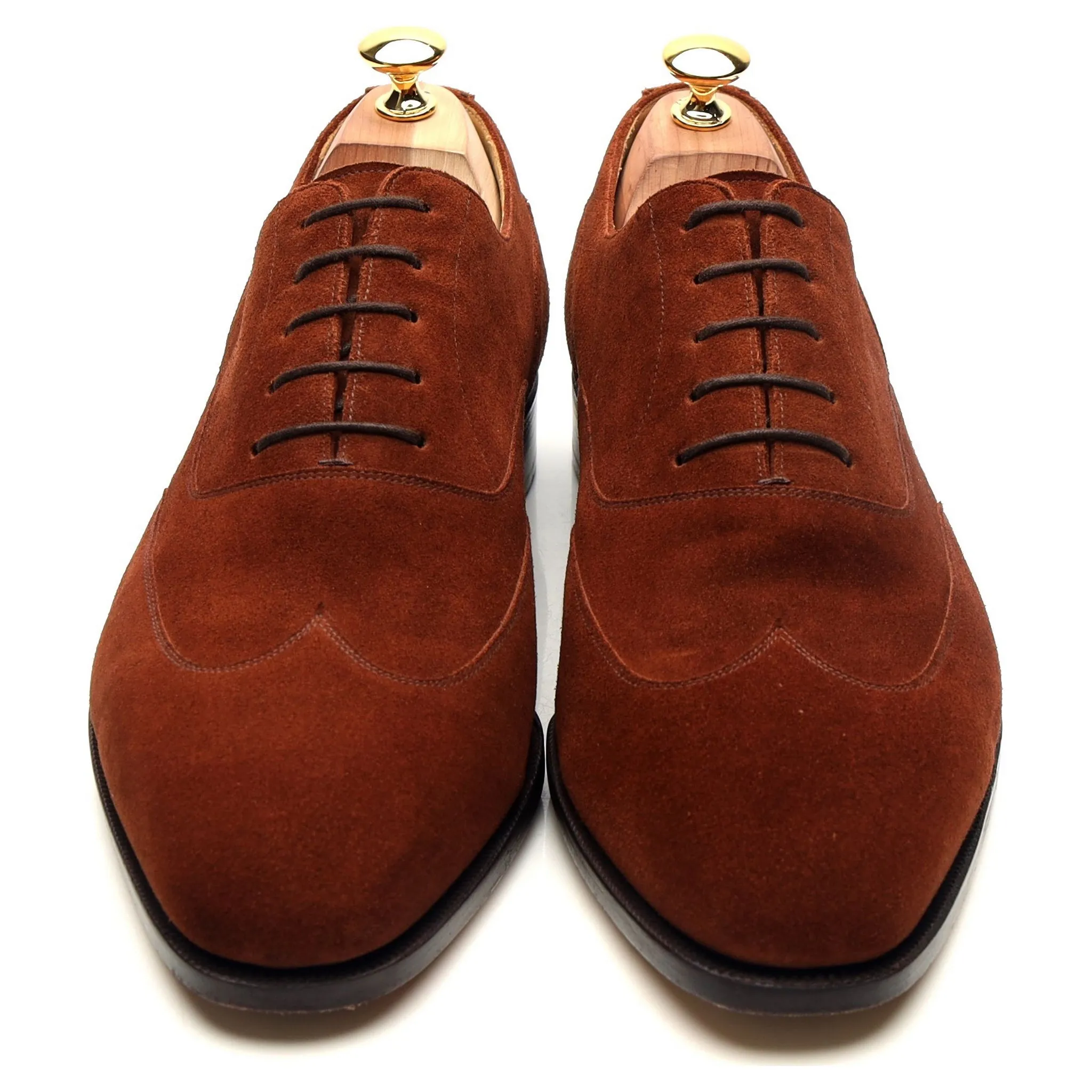 '106 Artista' Polo Brown Suede Oxford Austerity Brogue UK 11 G