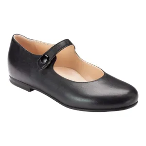 1314 - Black Soft Leather Strap for Girl by London Kids