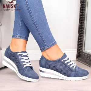 2020 New Summer Women Flats Shoes Female Hollow Breathable Mesh Casual Shoes for Ladies Slip on Flats Loafers Shoes Beach