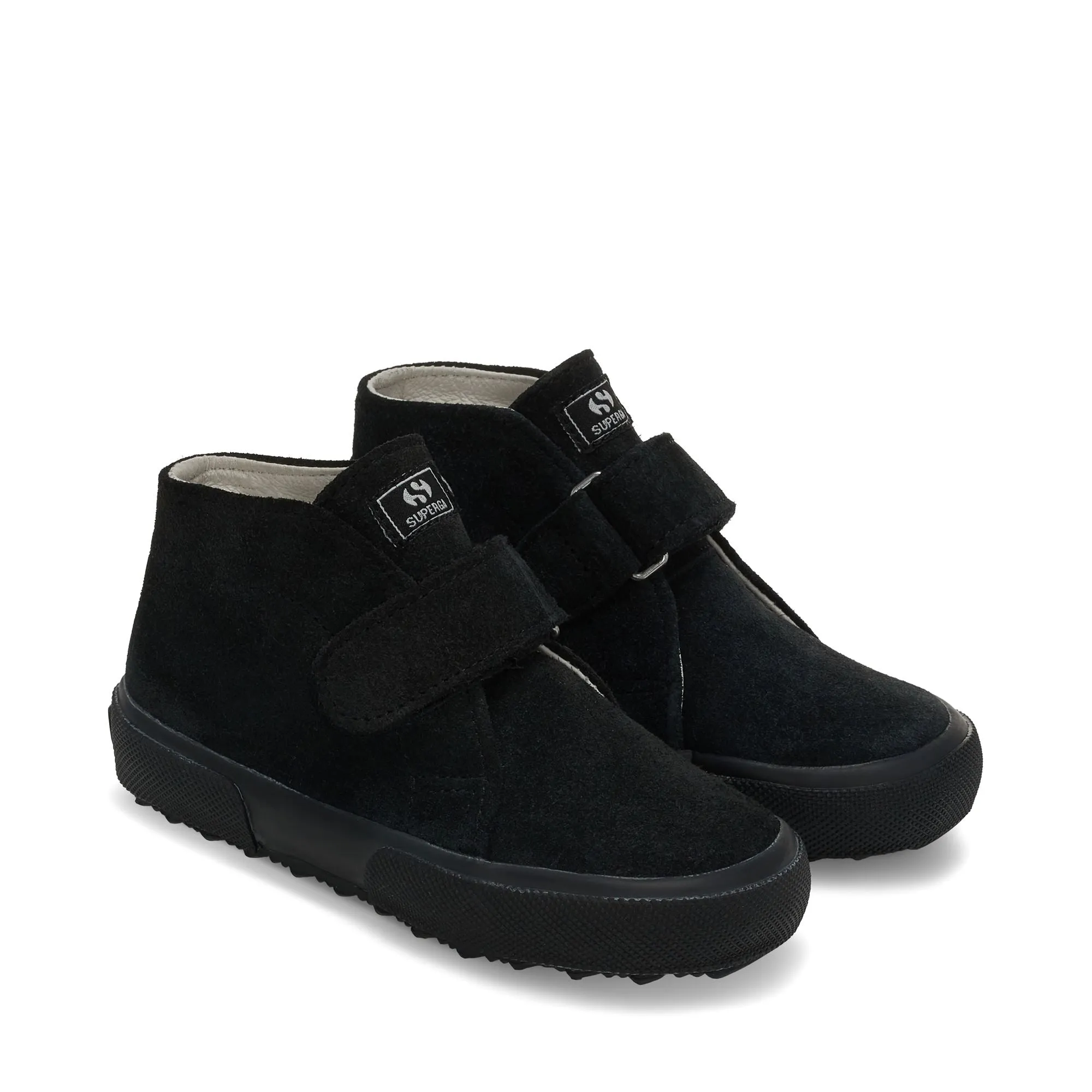 2173 KIDS STRAP SUEDE - Ankle Boots - Strap - Boy - FULL BLACK