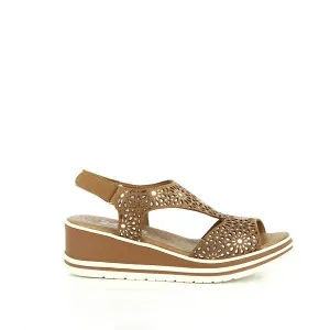 24 Hrs 23322 Brown Slingback Sandals