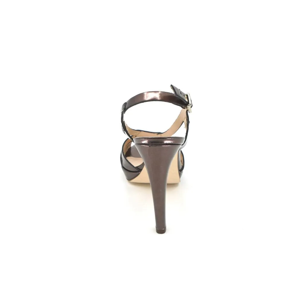 6013 Specchio Bronzo Sandal Gastone Lucioli Slingback Platform Pump