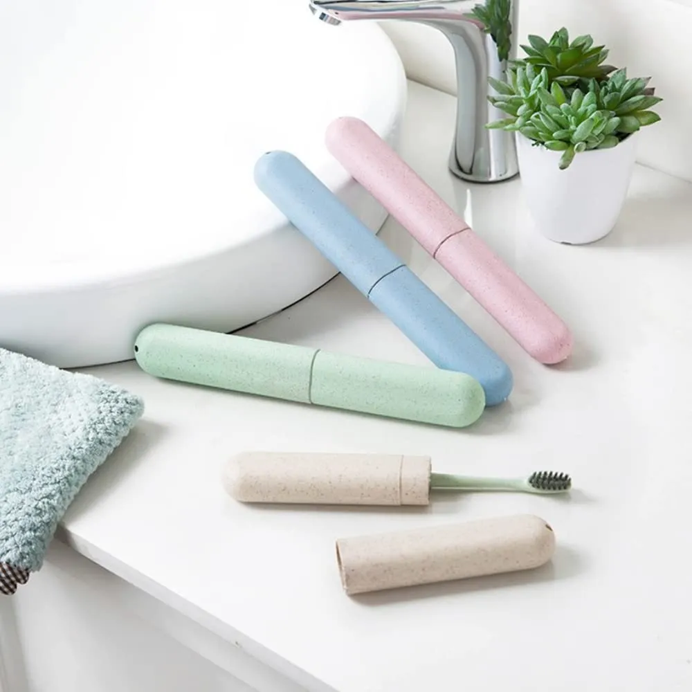 8Pcs Toothbrush Travel Storage Cases Plastic Toothbrush Holders Portable Toothbrush Cases Dust-Proof Toothbrush Covers for Daily and Travel