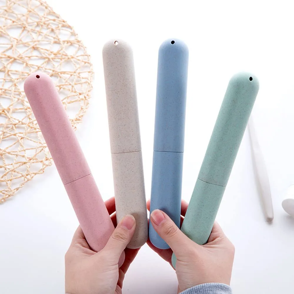 8Pcs Toothbrush Travel Storage Cases Plastic Toothbrush Holders Portable Toothbrush Cases Dust-Proof Toothbrush Covers for Daily and Travel