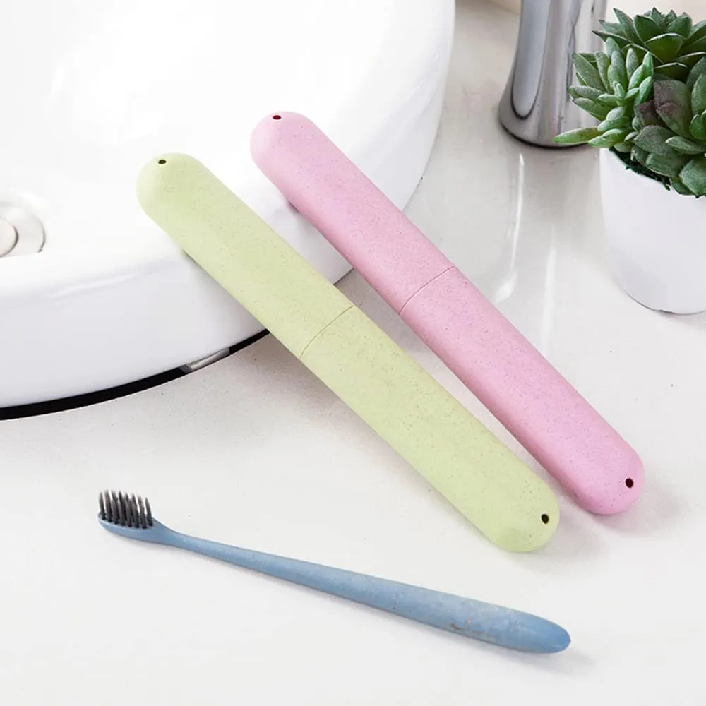 8Pcs Toothbrush Travel Storage Cases Plastic Toothbrush Holders Portable Toothbrush Cases Dust-Proof Toothbrush Covers for Daily and Travel
