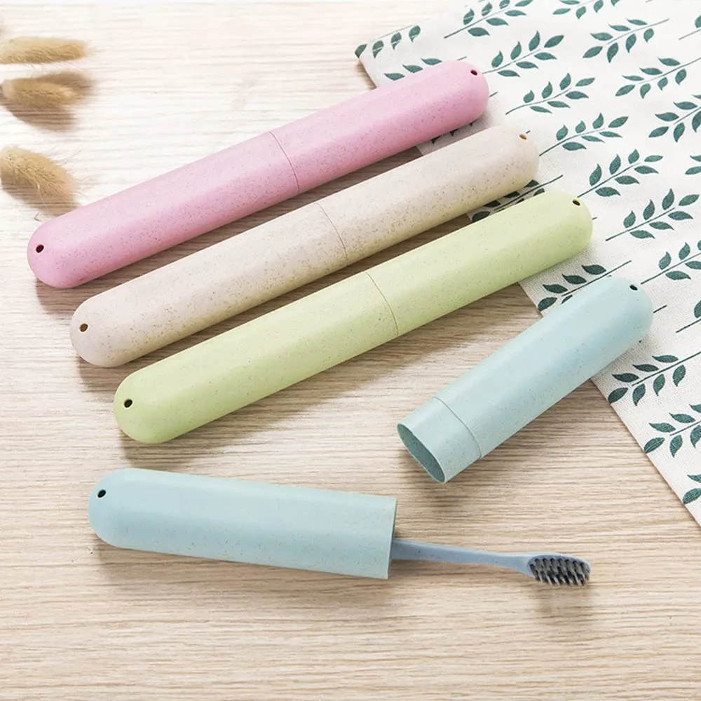 8Pcs Toothbrush Travel Storage Cases Plastic Toothbrush Holders Portable Toothbrush Cases Dust-Proof Toothbrush Covers for Daily and Travel