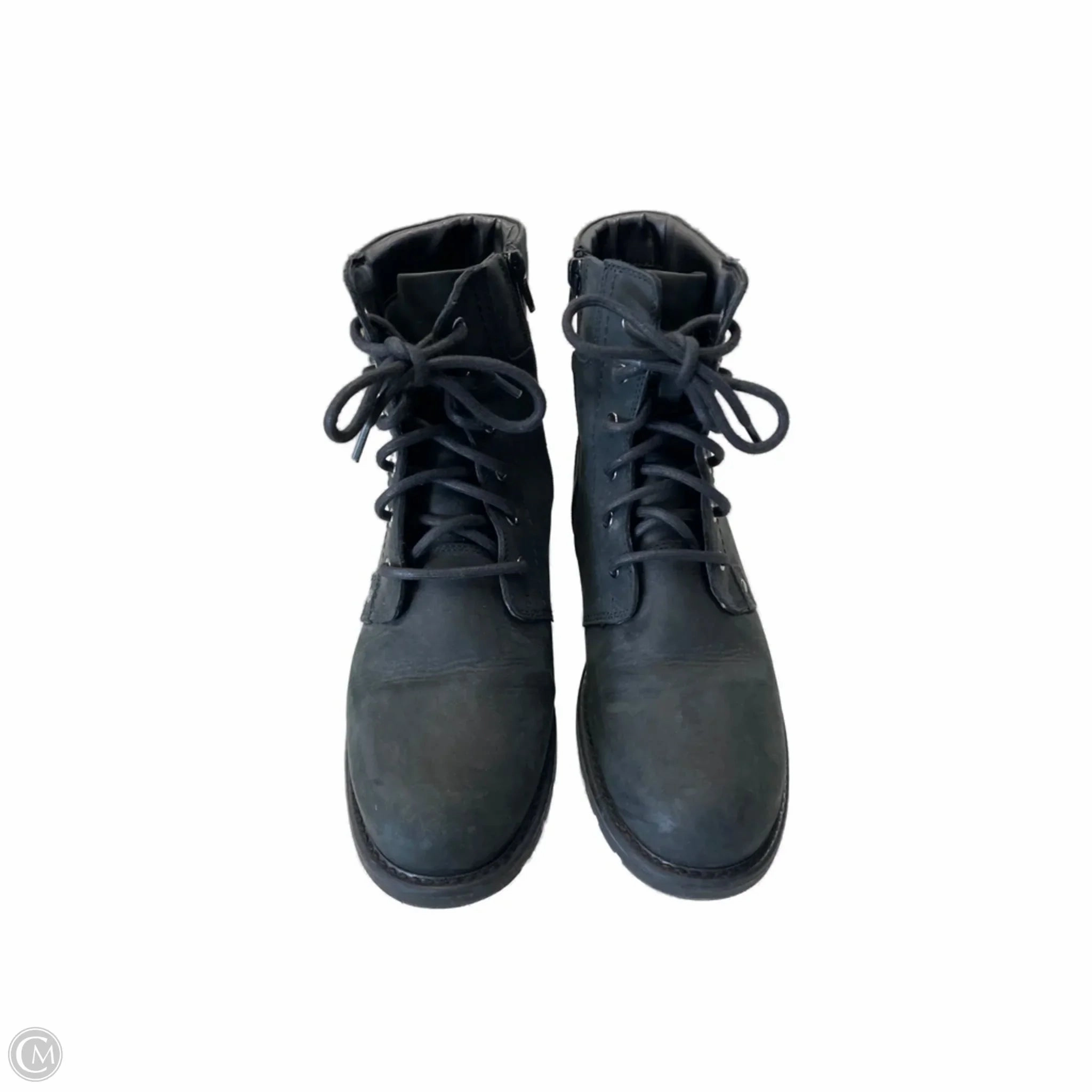 Low Heel Boots Ankle Heels By Clarks In Black, Size: 11