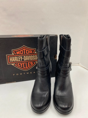 Boots Ankle Heels By Harley Davidson In Black, Size: 7.5 Premium Protection