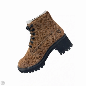 Boots Ankle Flats By Timberland In Animal Print, Size: 6 Urban Fashion