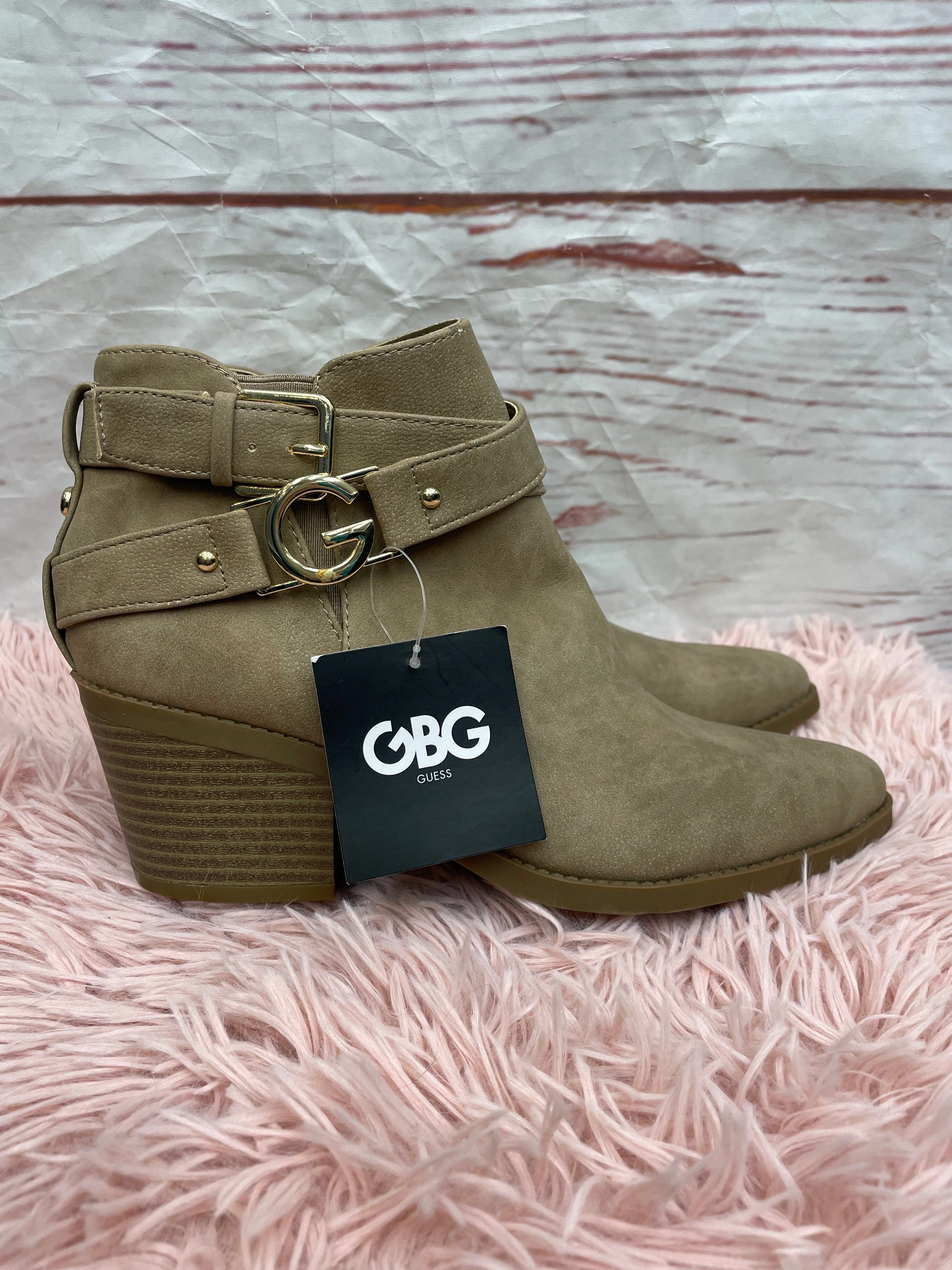 Boots Ankle Heels By G By Guess  Size: 7.5 Asymmetric Lacing System