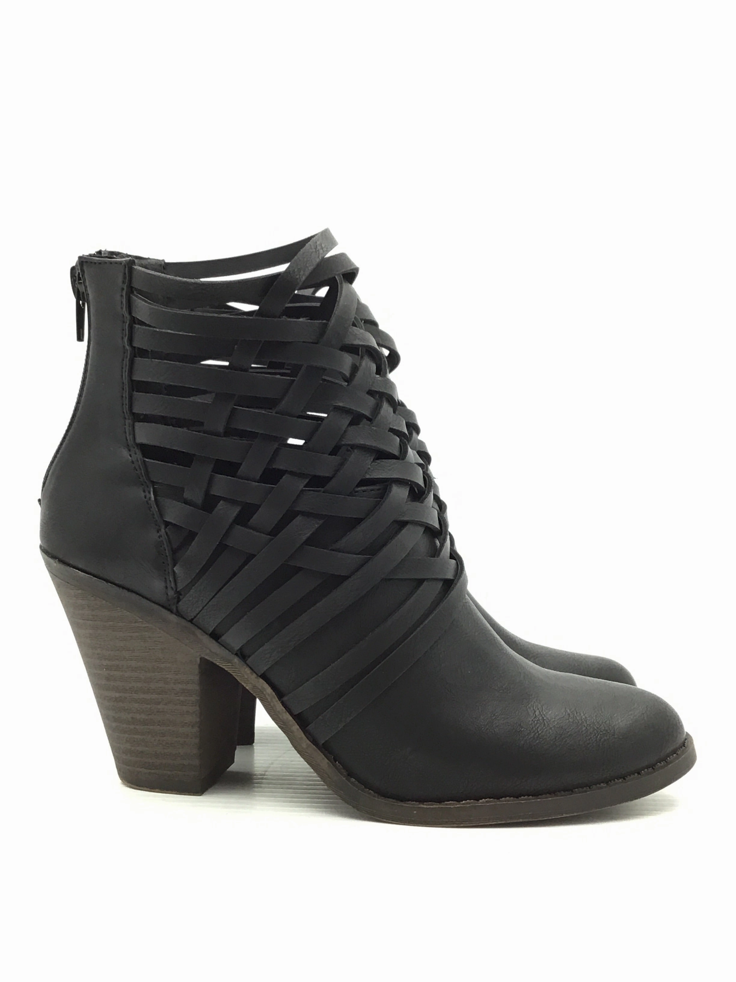 Lace-Up Closure Thick sole Boots Ankle Heels By Fergalicious  Size: 7.5