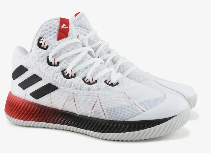 Adidas Kids Energy Bounce Basketball Boot/Shoe - White/Black/Red