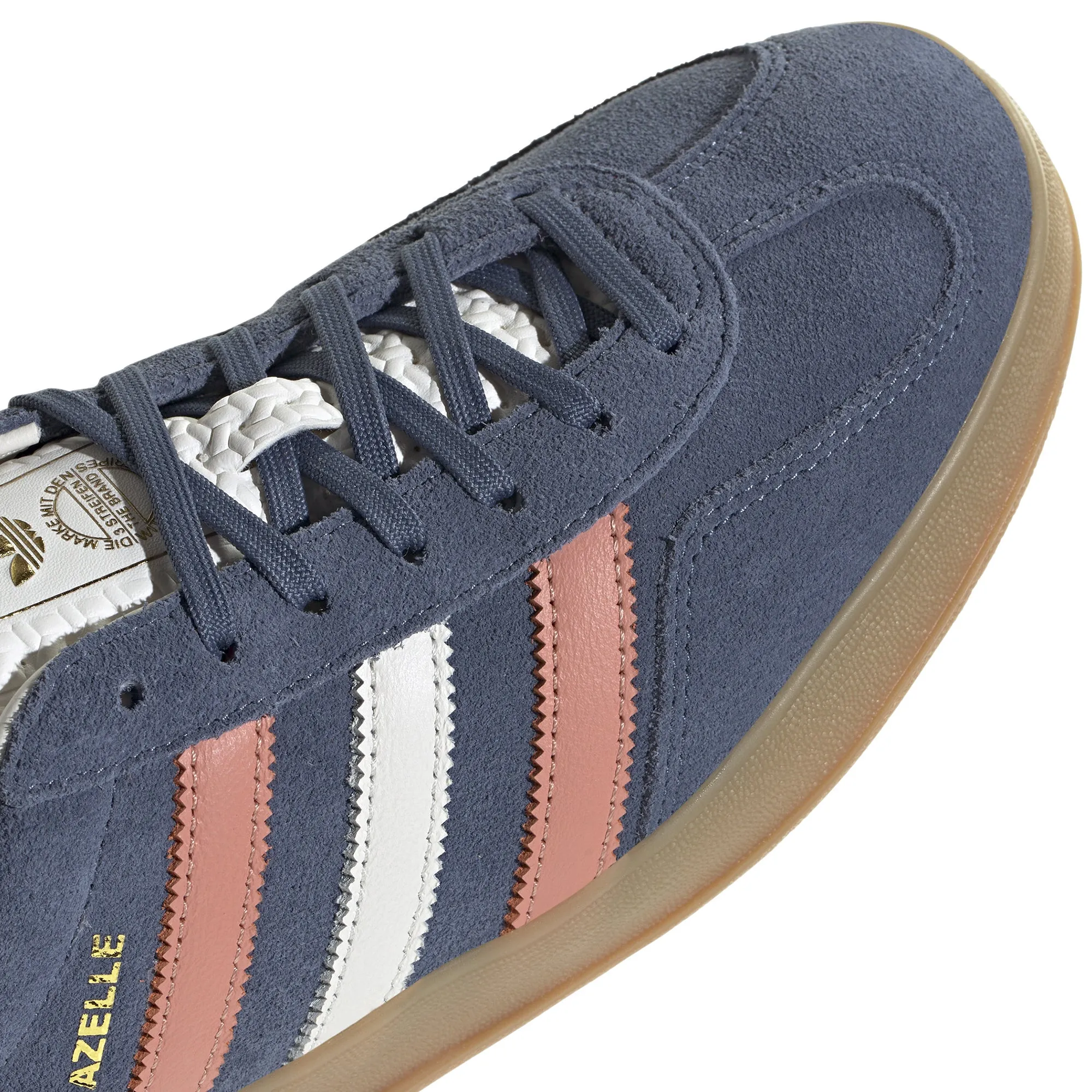 Adidas Mens Gazelle Indoor Shoes Curved Toe Box Design