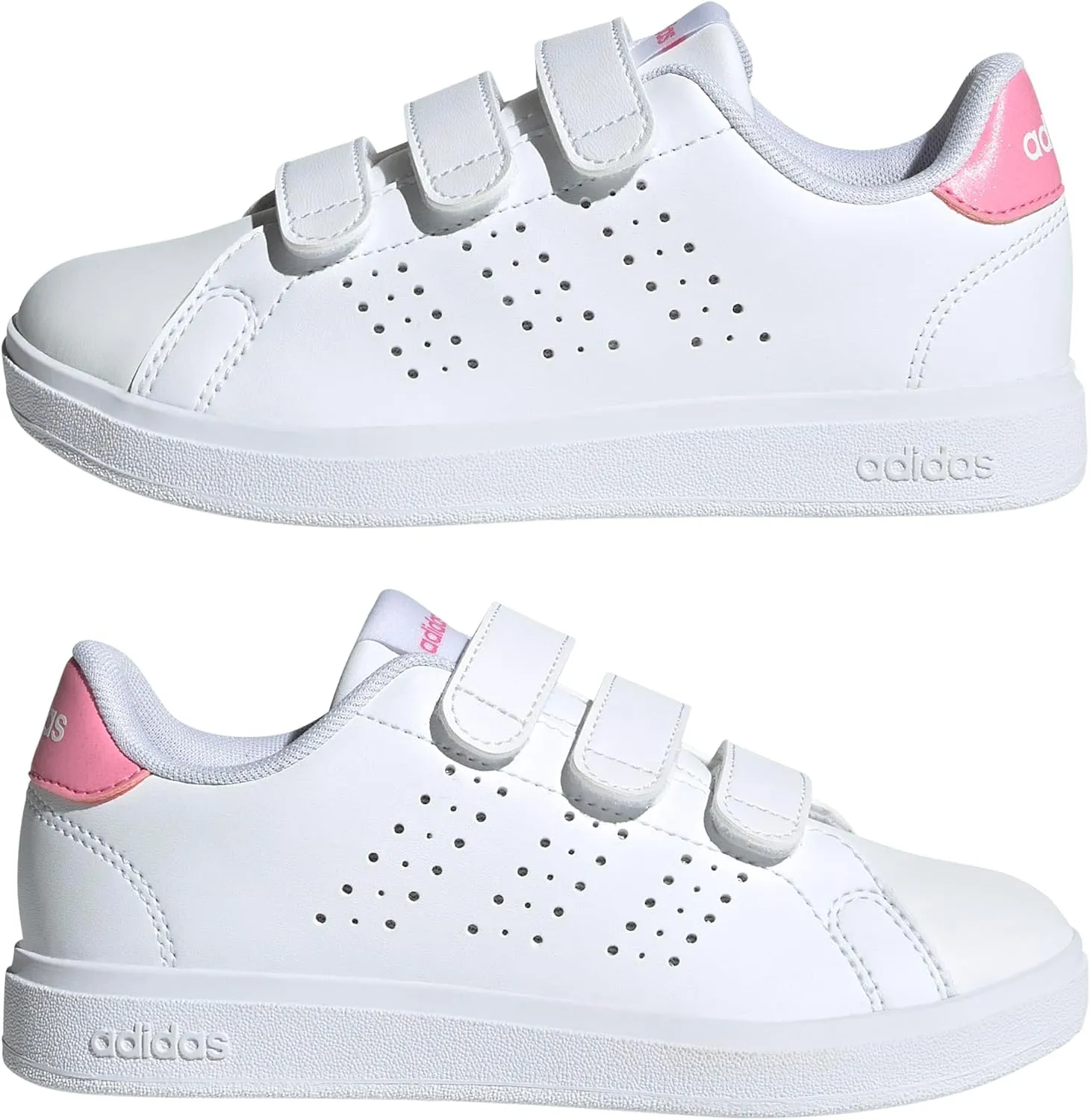 Adidas NLE01 Sneakers, Advan Court, Base 2.0, Kids, Boys, Girls, 6.7 - 8.5 inches (17 - 21.5 cm)