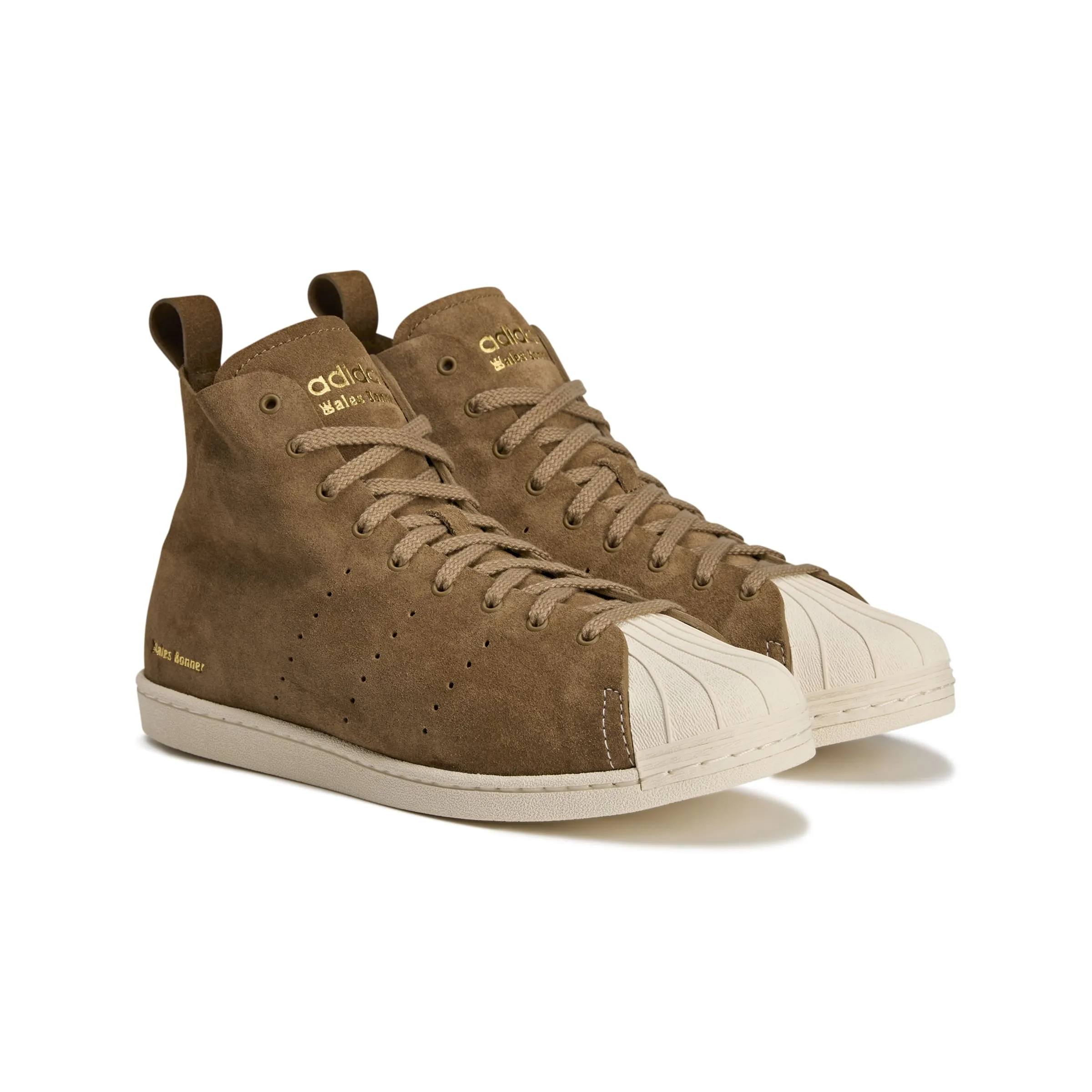 Reinforced Adidas x Wales Bonner Superstar High Shoes