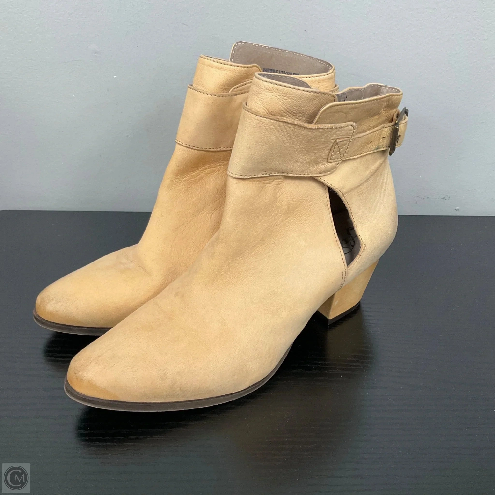 Boots Ankle Heels By Free People In Tan, Size: 9 Cold Climate