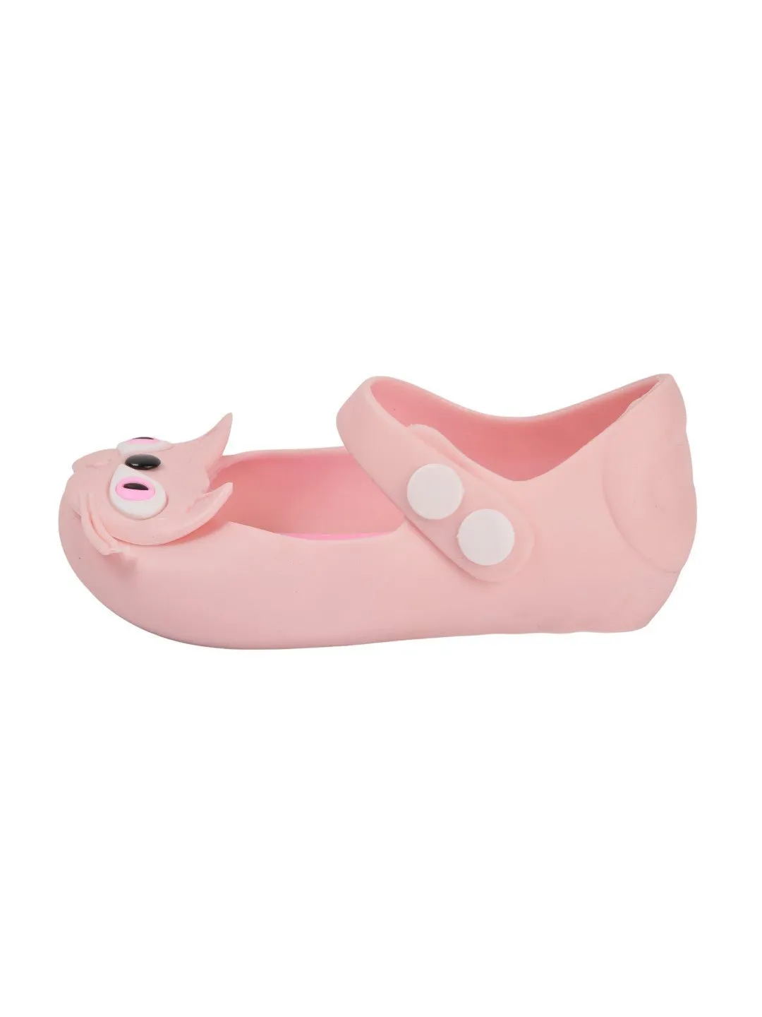 Adorable Kitty Face Mary Jane Jelly Shoes for Girls - Pink