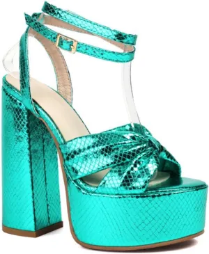 Aflngle Women's Platform Heels Ankle Strap Sandals Round Open Toe Pleated Bow Knot Block Heeled Sandals Sexy Slingback Comfortable Evening Wedding Dress Pumps Sandals