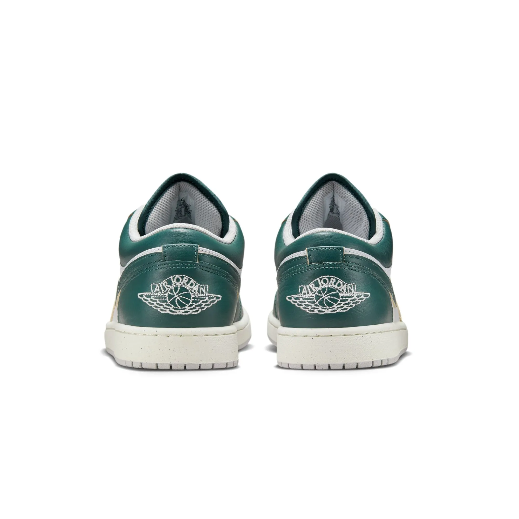 Air Jordan 1 Mens Low SE Oxidized Green Shoes color - black