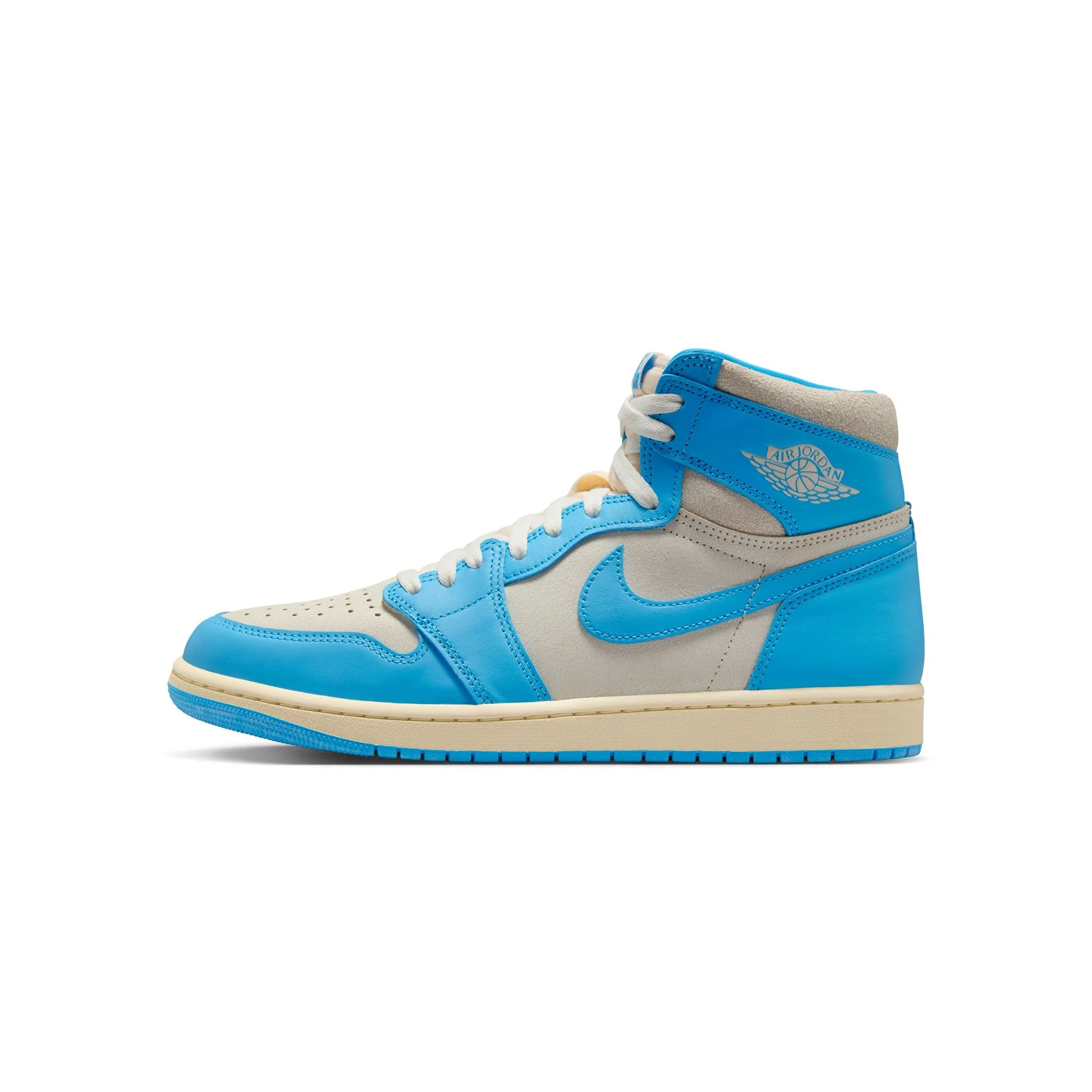 breathable insole minimalist running Air Jordan 1 Mens Retro High OG "UNC Reimagined" Shoes