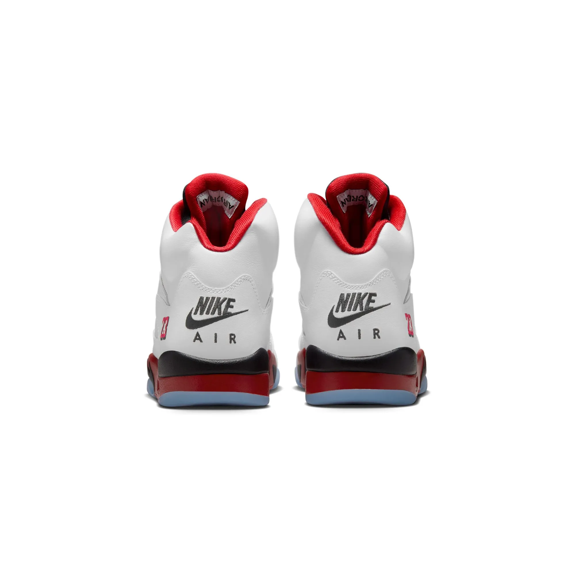 Air Jordan 5 Mens Retro "Fire Red" Shoes Vertical Flexure Grooves plyometric training running shoes