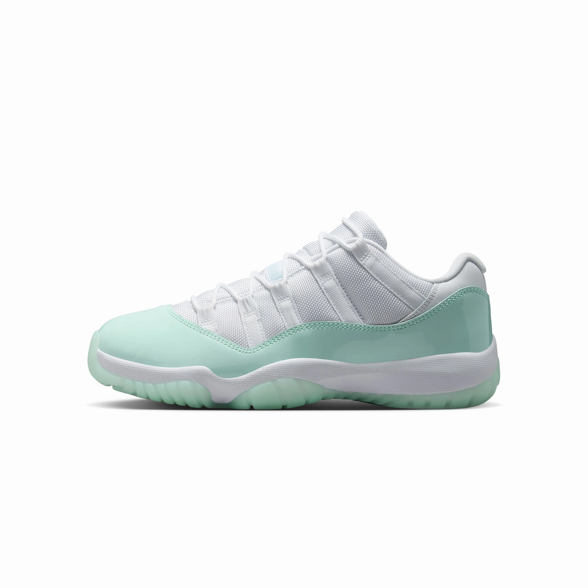 Air Jordan 11 Womens Retro Low "Igloo" Shoes Breathable Material Strategic Support Webbing