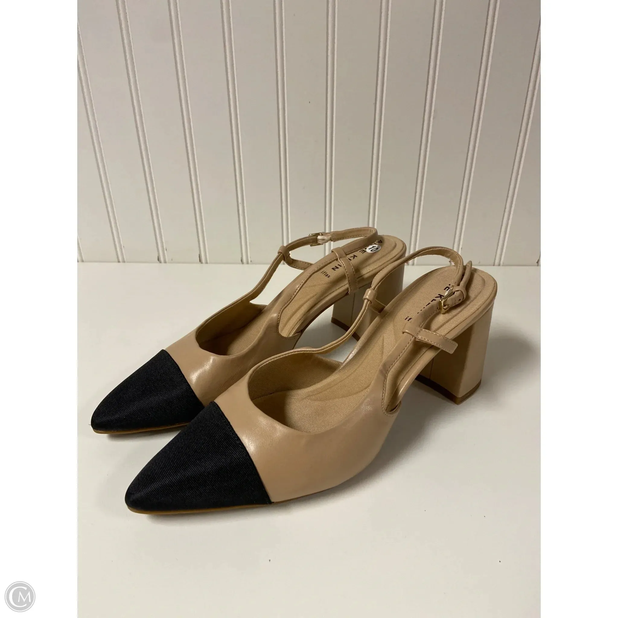 Shoes Heels Block By Anne Klein In Beige, Size: 10 Romantic Wedding Shoes Pointed Heels