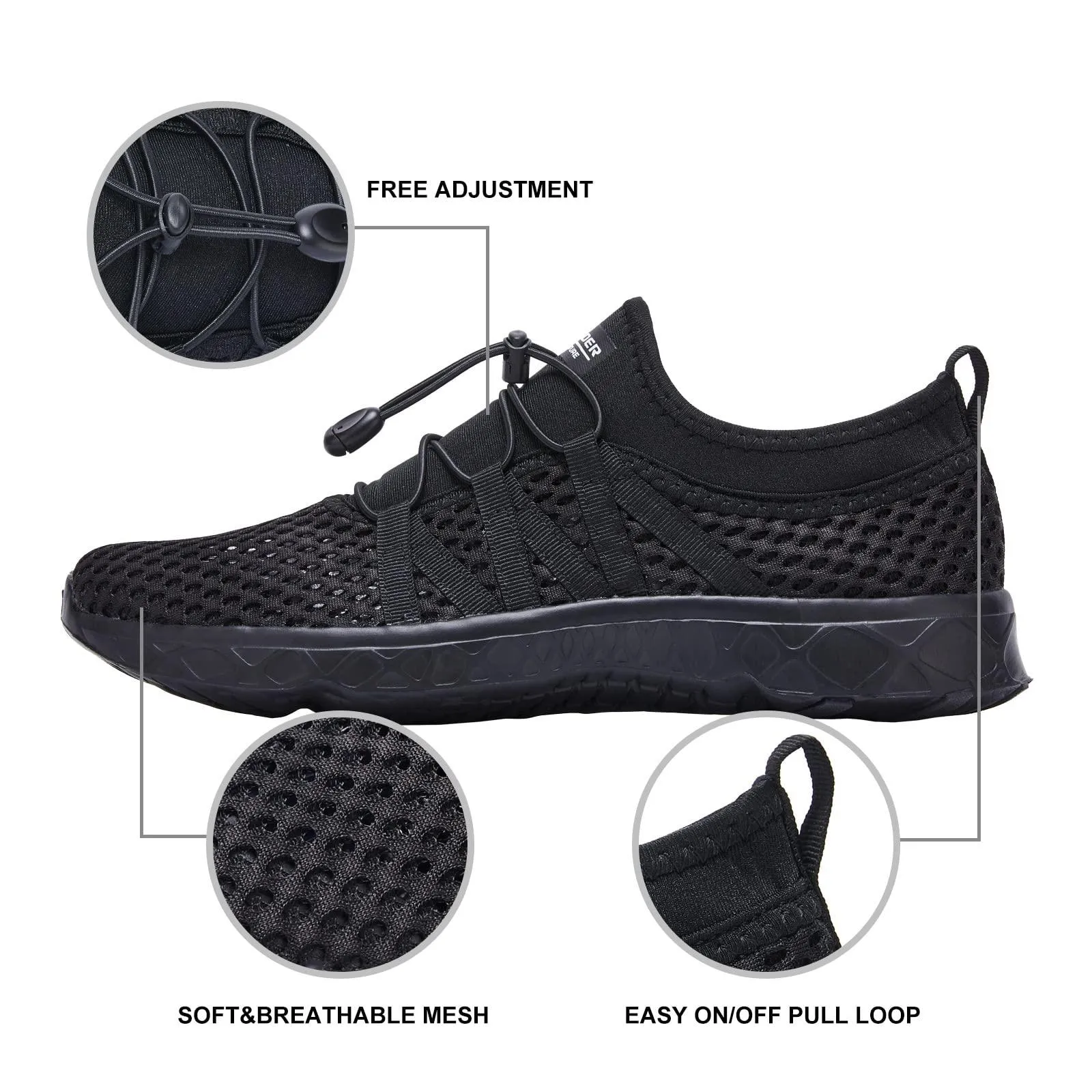 Aleader Men's Xdrain Venture 2.0 Water Shoes