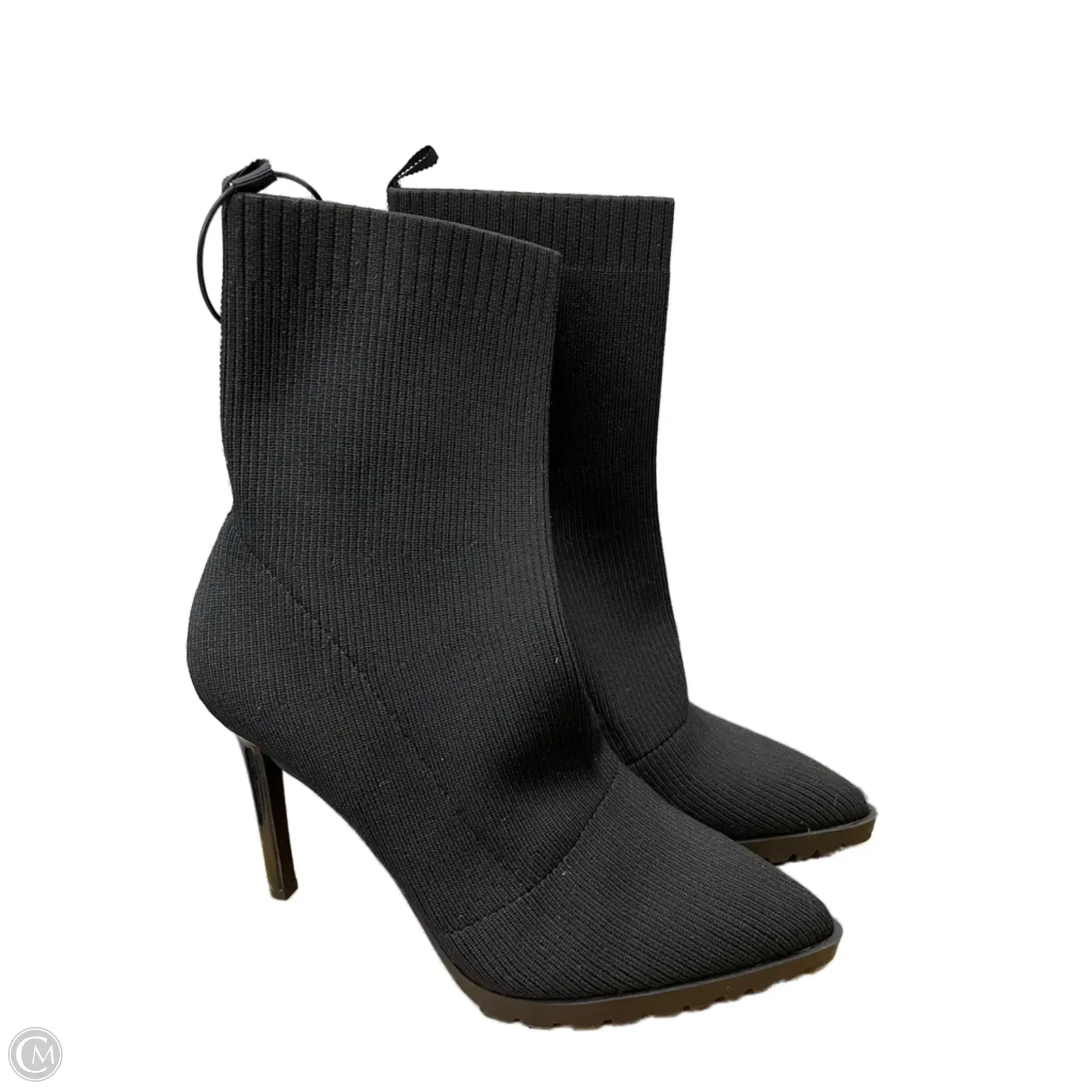 Quick Fit Boots Mid-calf Heels By Mix No 6 In Black, Size: 7