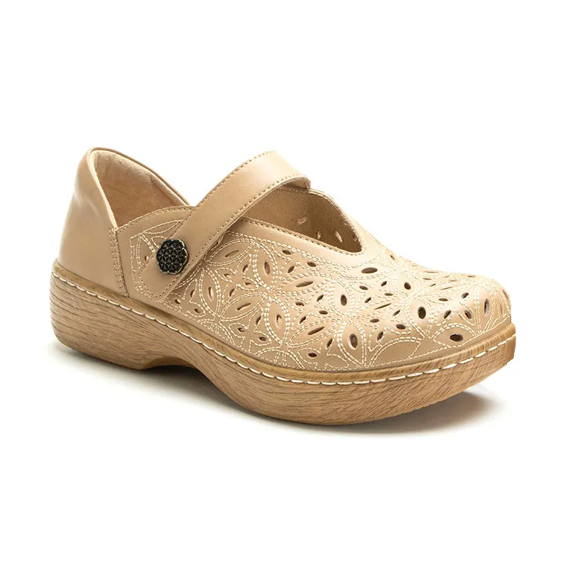 Women's Opheliah Latte Breeze anti static Easy Slip-On Shoes
