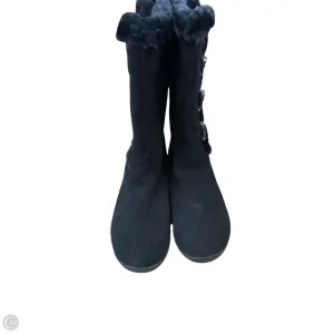 Boots Mid-calf Flats By White Mountain In Black, Size: 8.5 Cozy Winter Comfort Boot