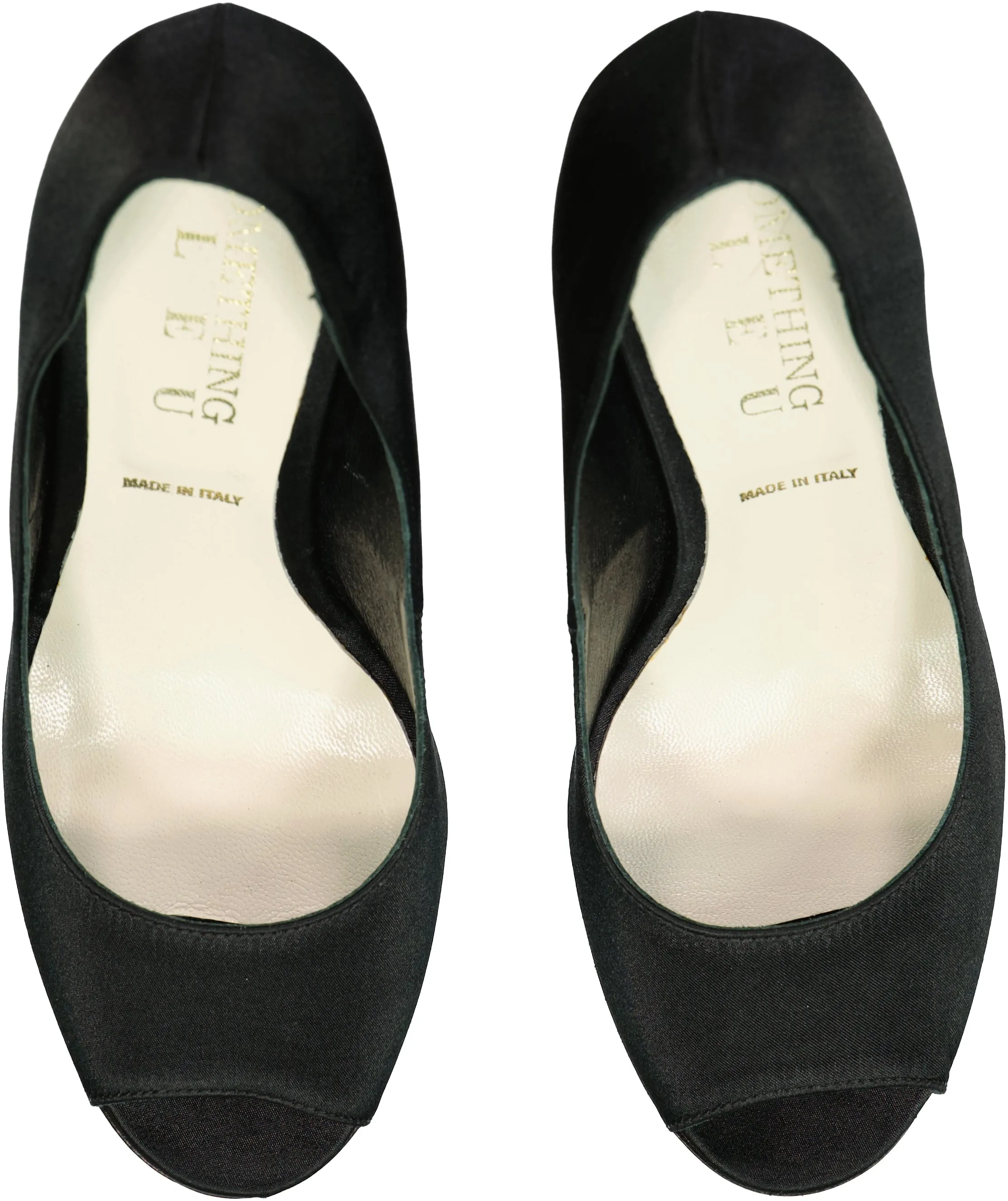 CLOTHES MENTOR-SHOES HEELS STILETTO Size 6 Travel Light Open Toe Pumps