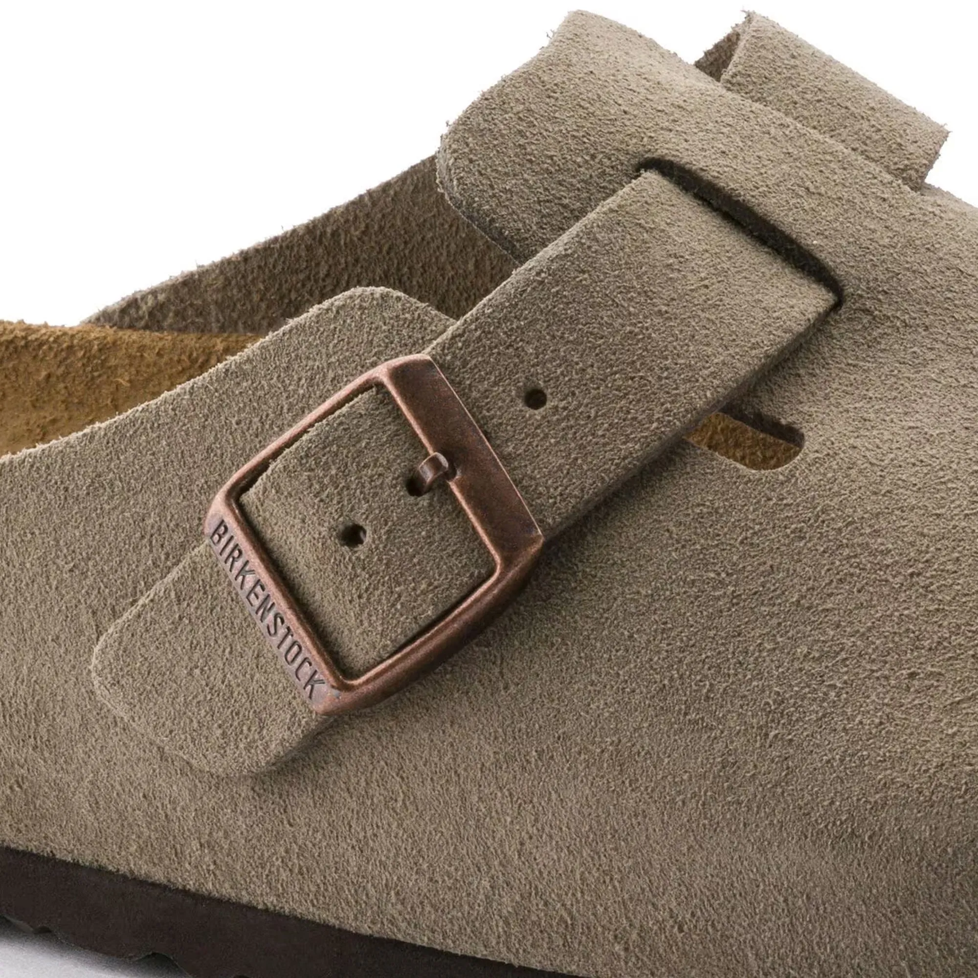 Comfort Run Bold Design Birkenstock Mens Boston Soft Footbed Slippers (Narrow)