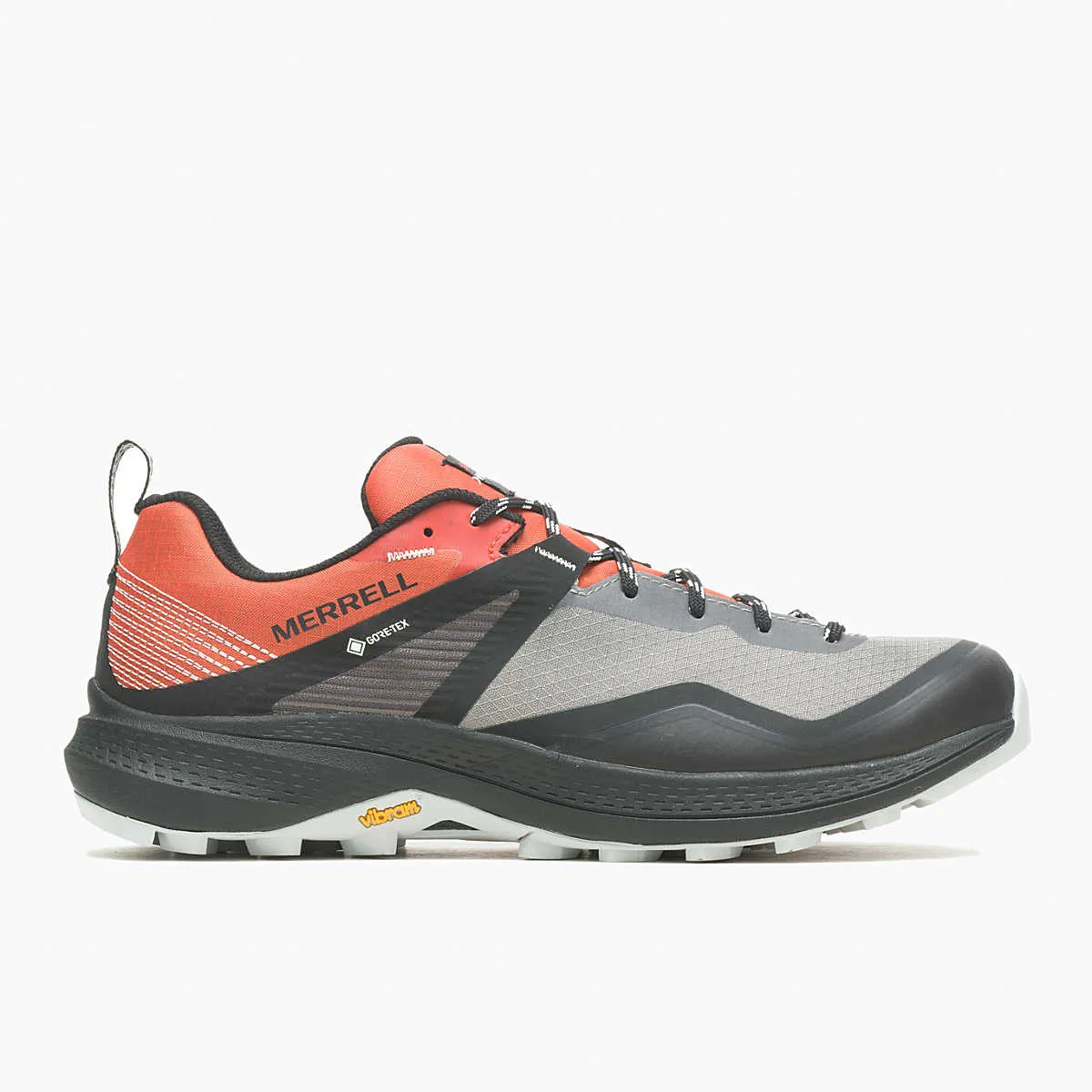 Men's Merrell MQM 3 GTX Charcoal/Tangerine vegan trail sneakers