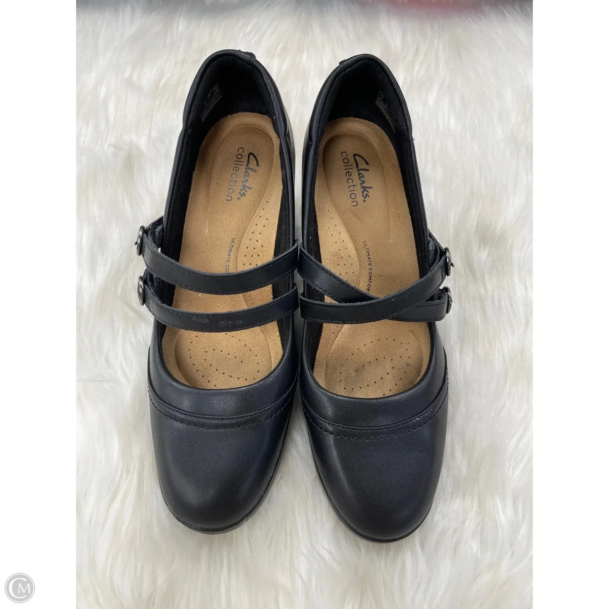 Shoes Heels Block By Clarks In Black, Size: 10 Comfortable Shoes