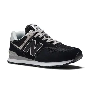 Men's 574 Black/White Low Impact
