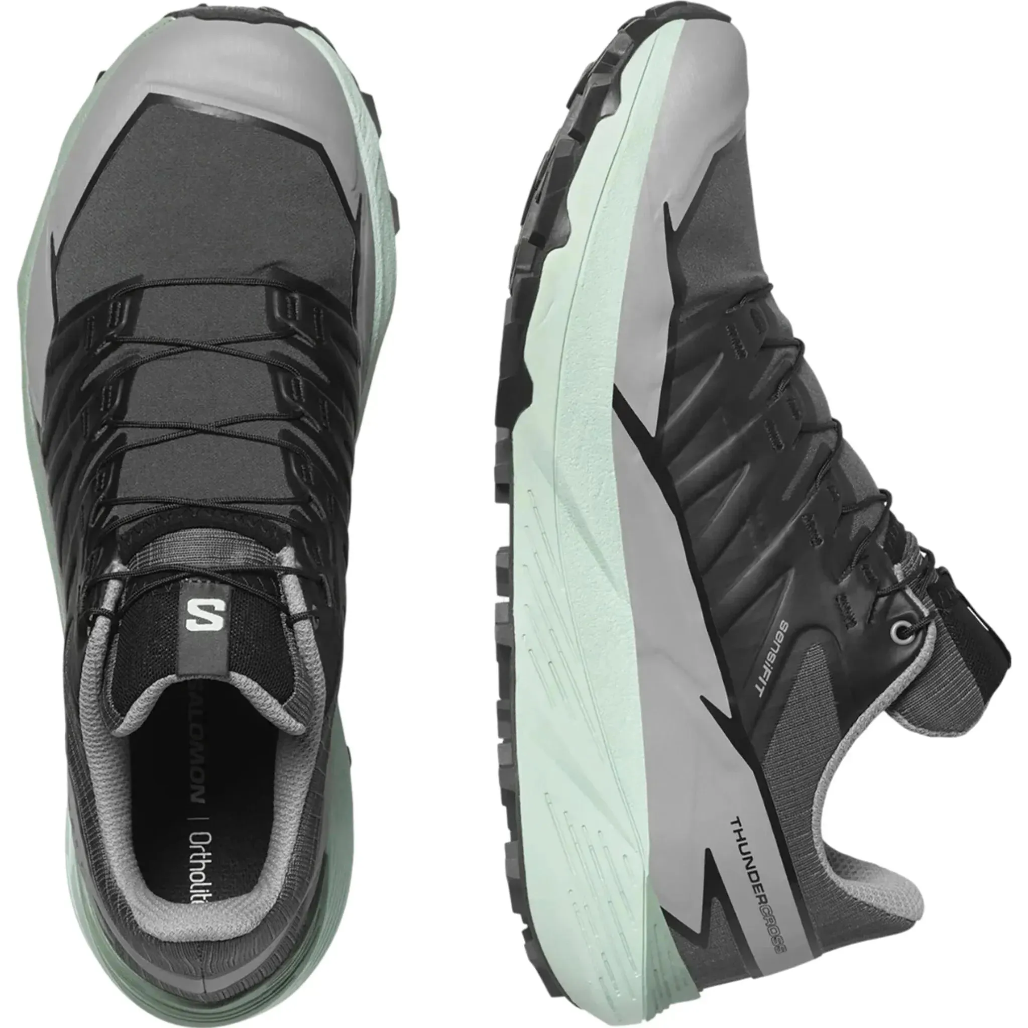 Quick Release Harness Men??s Salomon Thundercross Asphalt/Shakin/Spray