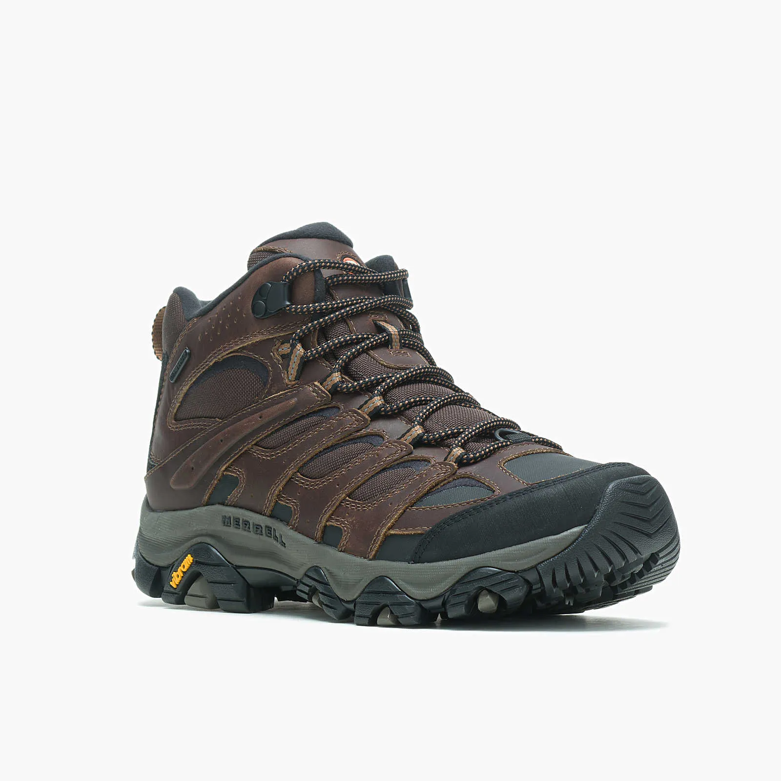 Construction Ready Men's Merrell Moab 3 Thermo Mid Waterproof Wide Width Earth