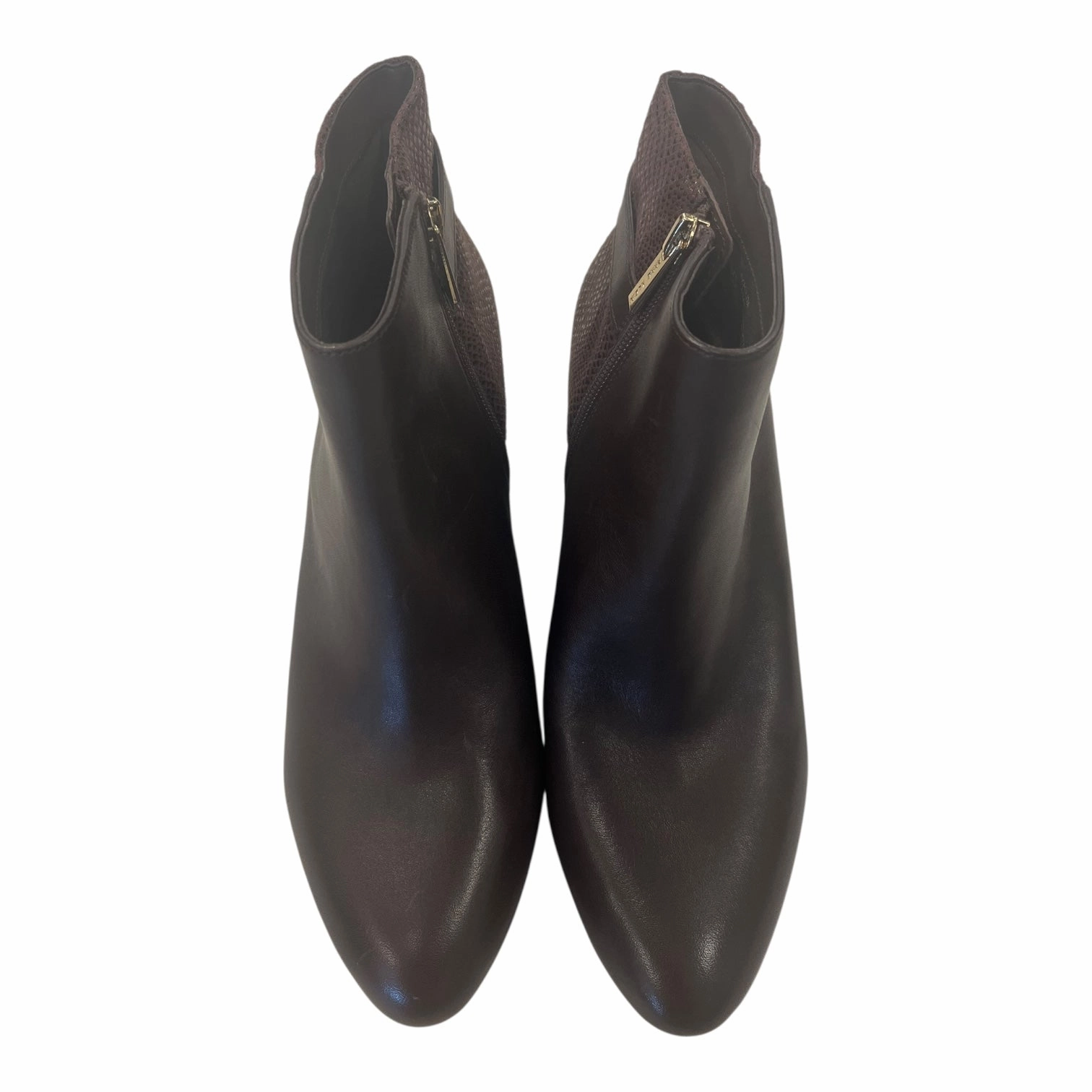 Boots Ankle Heels By Anne Klein In Brown, Size: 8.5 Slip Resistant Sole Calm Flow