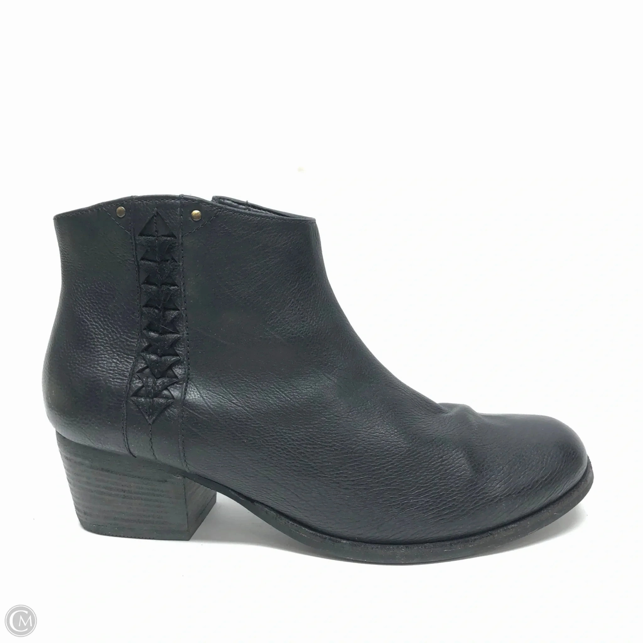 Boots Ankle Heels By Clarks In Black, Size: 11 Low Profile Rough Terrain Boho Mood