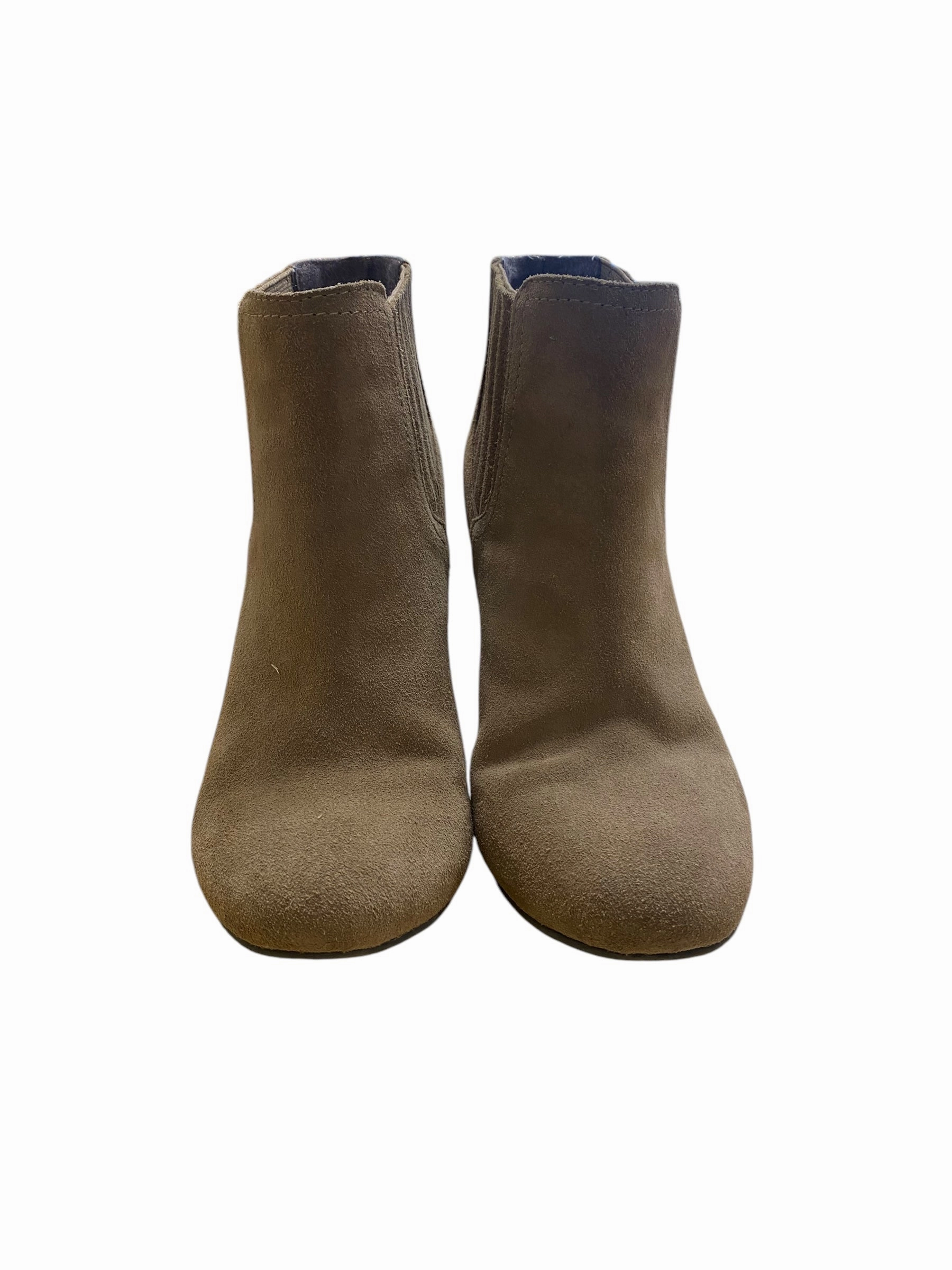 Boots Ankle Heels By Restricted In Tan, Size: 8.5 Shock Absorbing Comfort Seeker