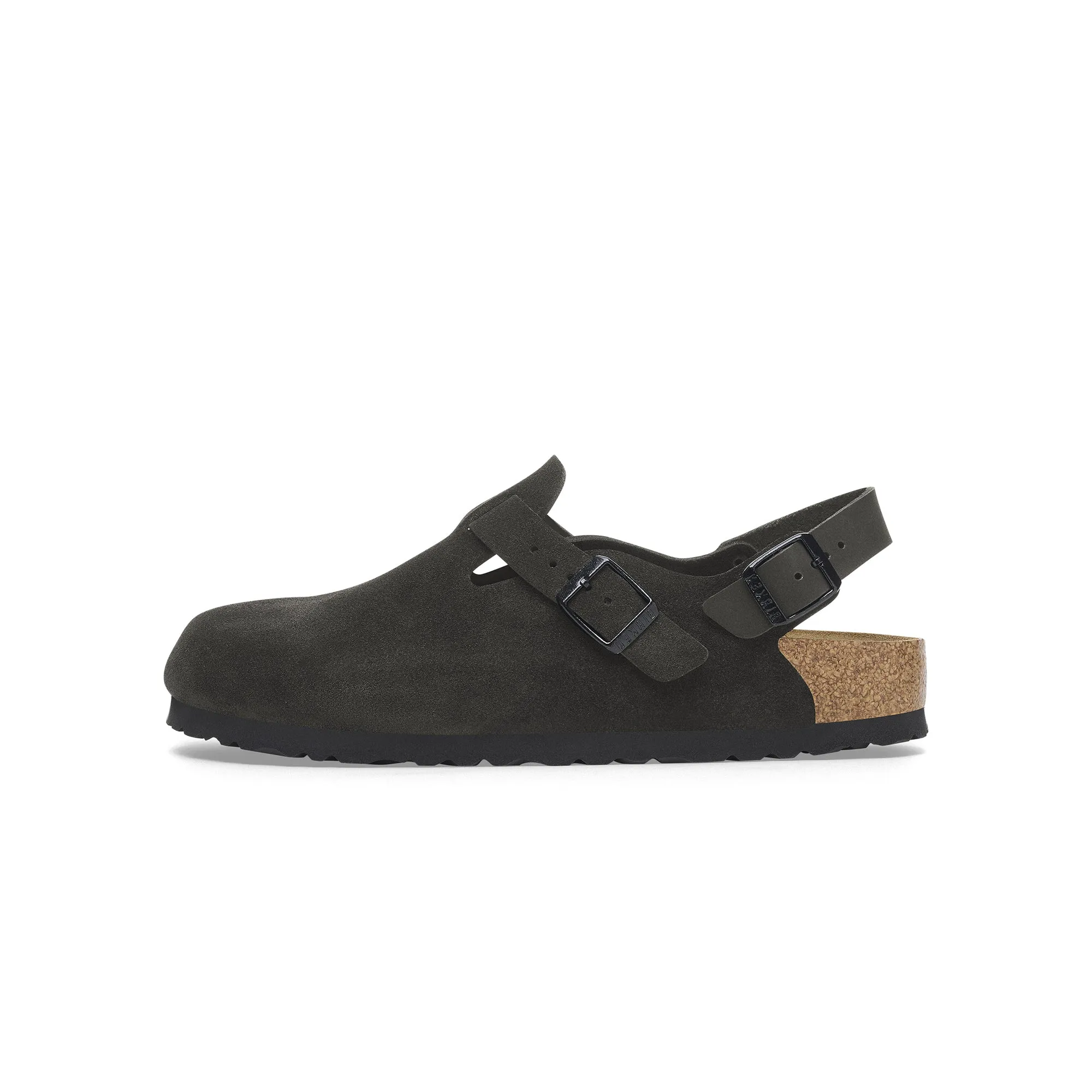 morning running shoes Birkenstock Mens Tokio Black Suede Sandals