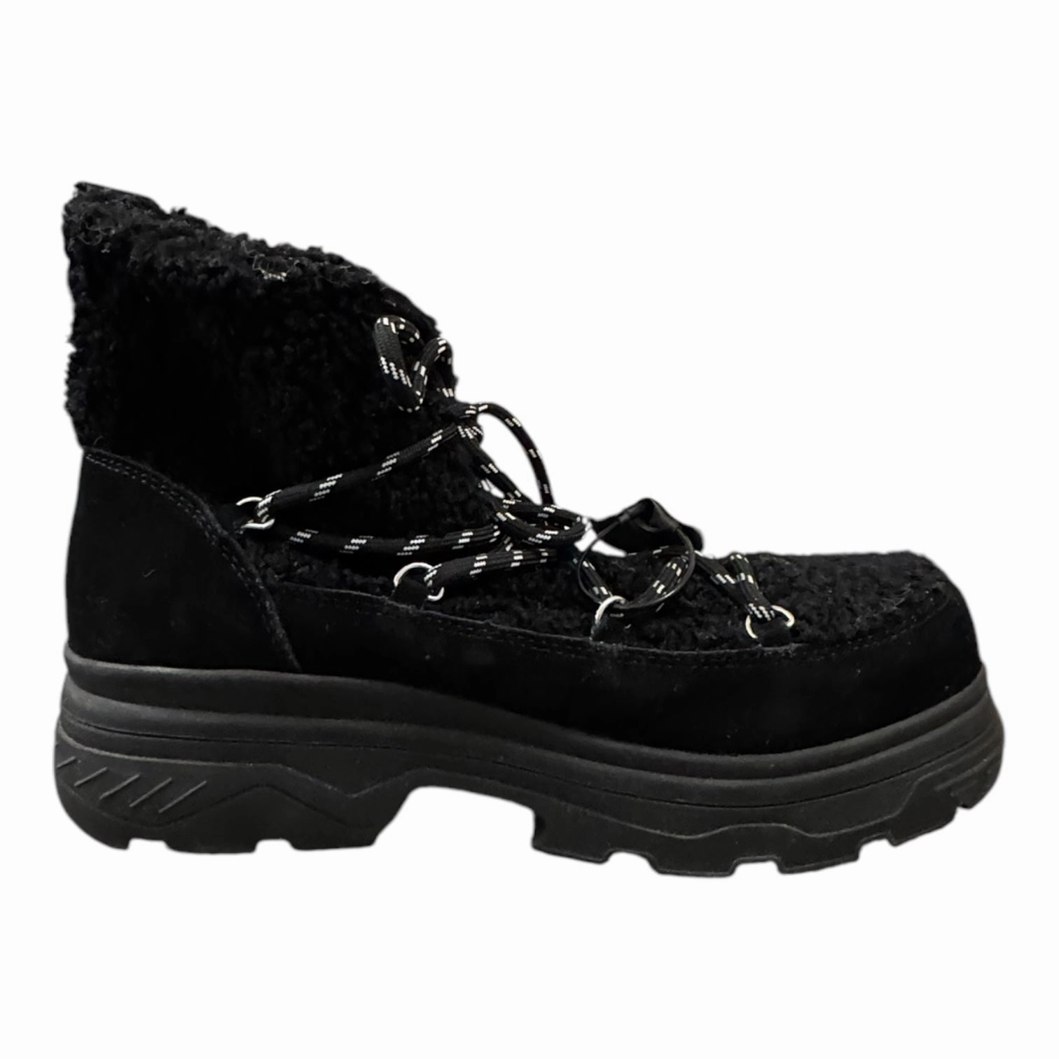 Stable Support Cold Weather Commuter Boots Ankle Heels By Bp In Black, Size:8.5