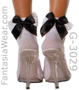 Ankle Socks Bow Lace Ruffle 3029