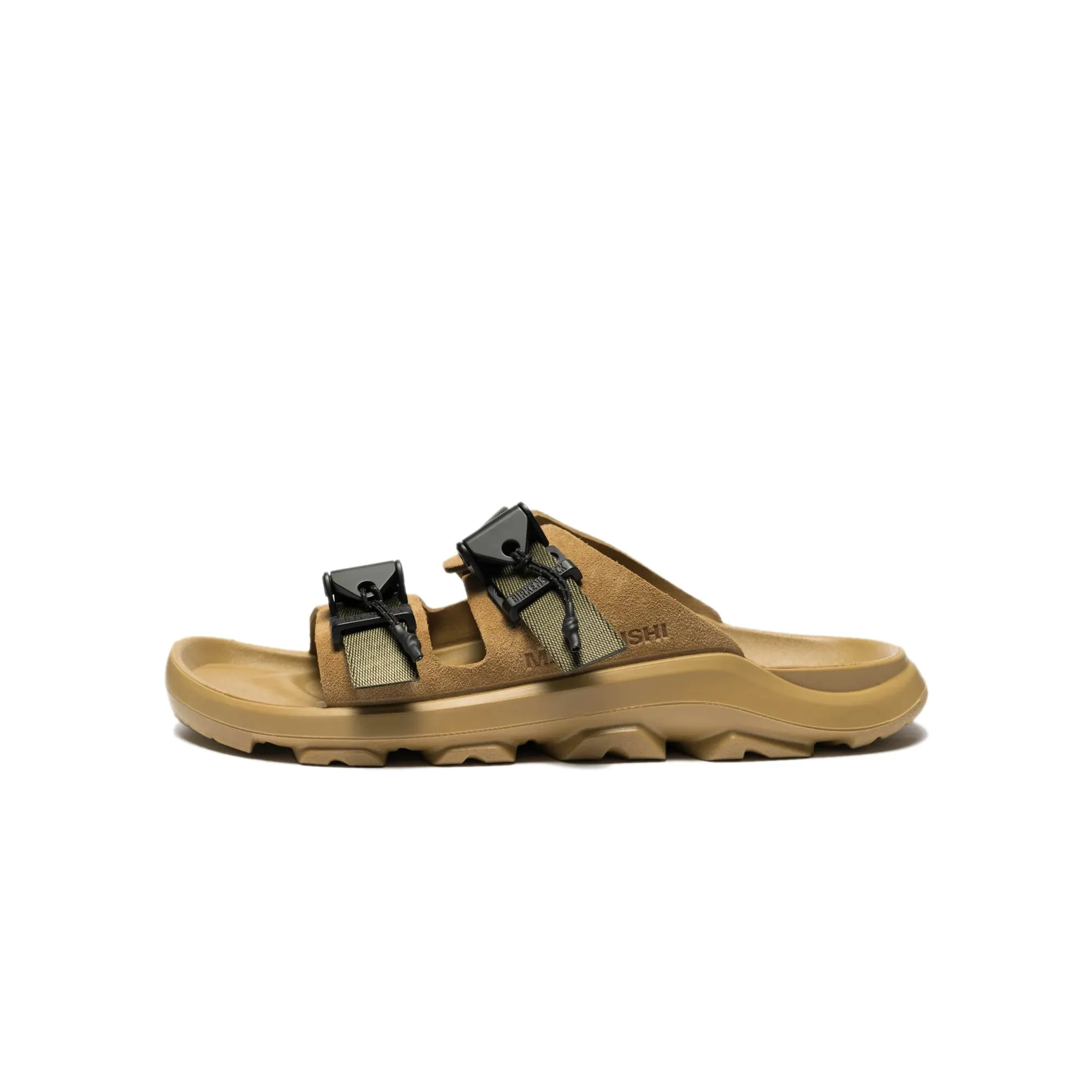 Birkenstock x Maharishi Mogami Terra Tech Sandal running on track